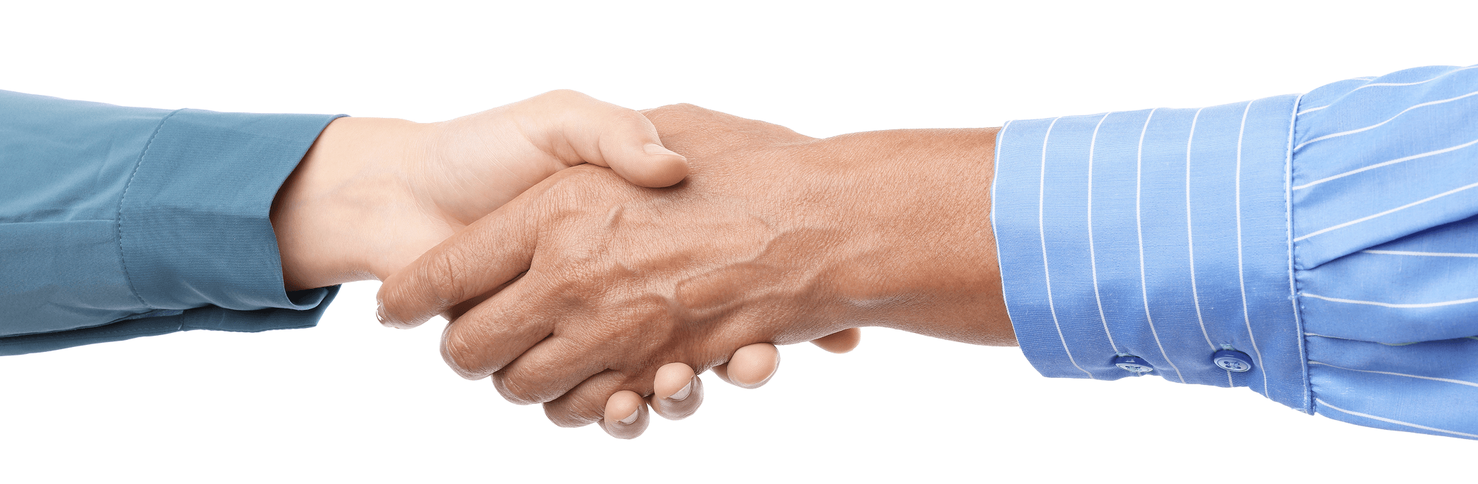 Shaking hands