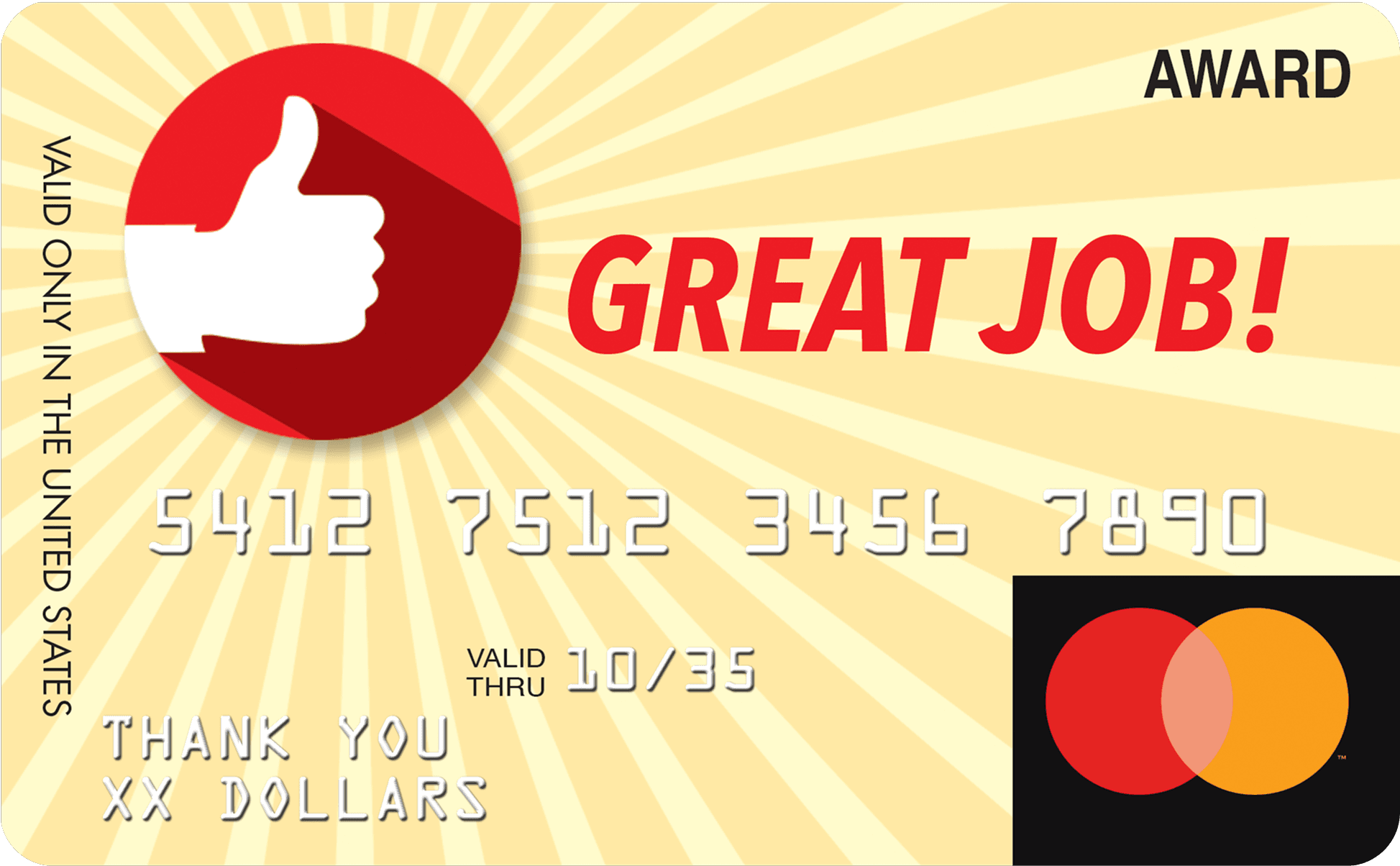 Great Job Master Card