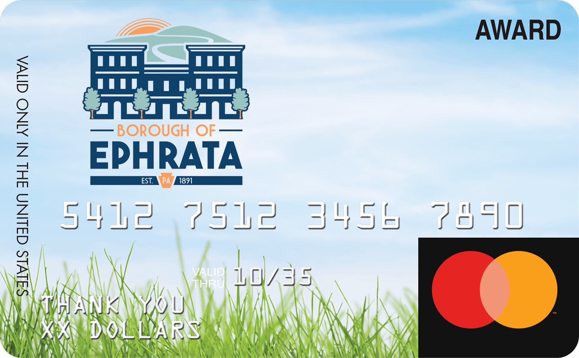 Borough of Ephrata Mastercard